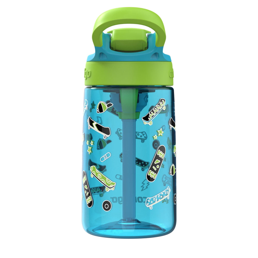 Contigo Aubrey Leak-Proof Spill-Proof Water Bottle, Blue, 14 oz. - HOBA