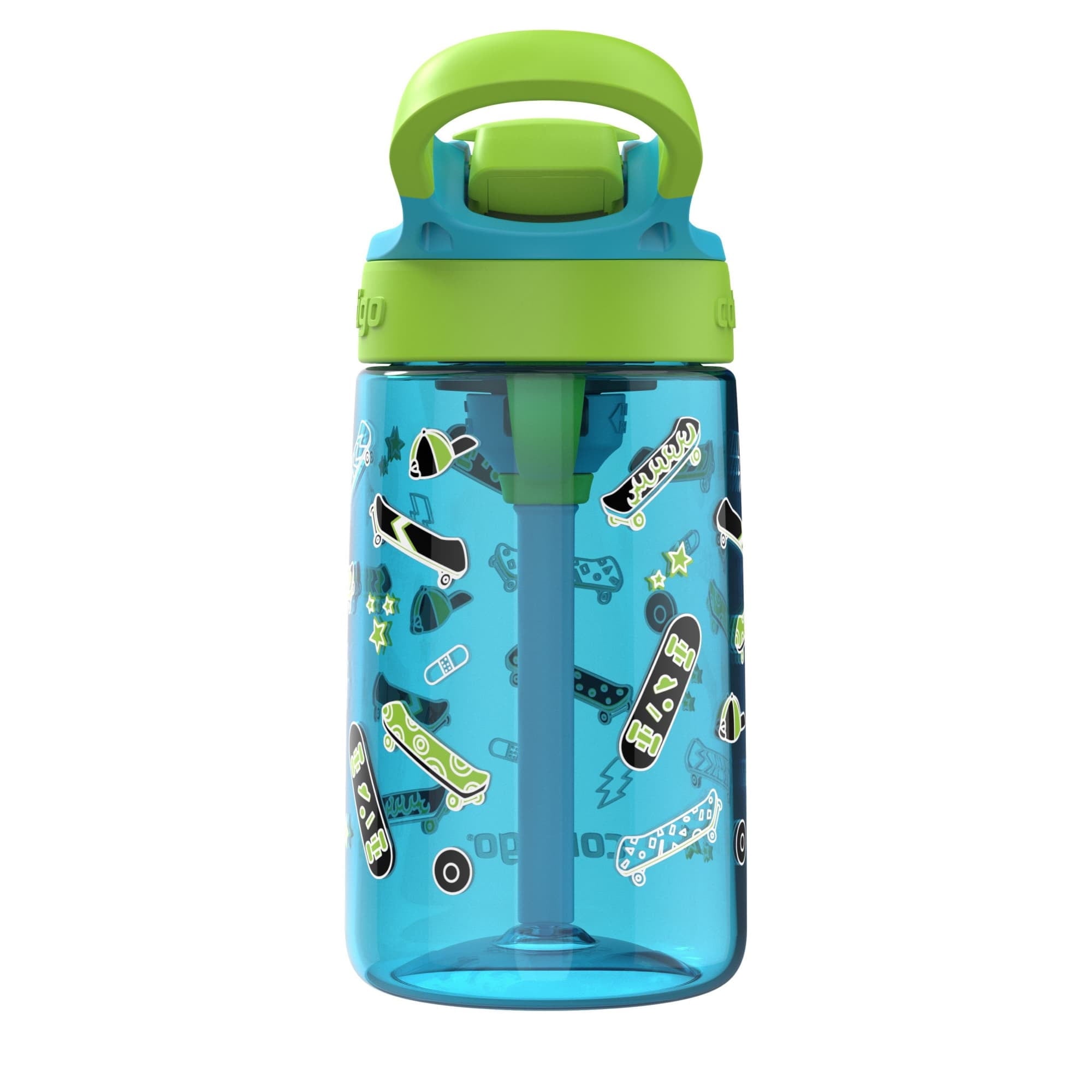 Contigo Aubrey Leak-Proof Spill-Proof Water Bottle, Blue, 14 oz. - HOBA