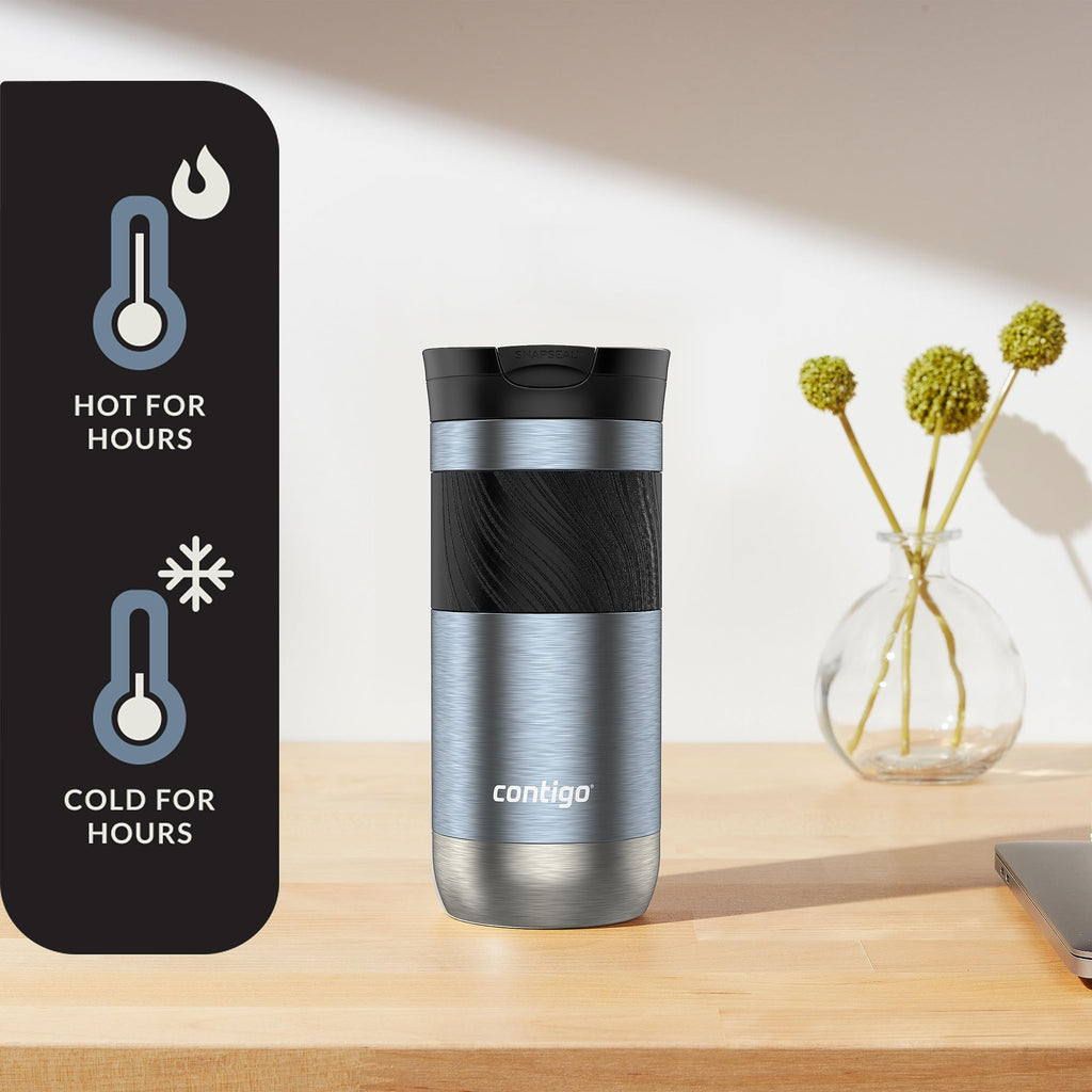 Contigo Byron 2.0 Stainless Steel Travel Mug with SNAPSEAL Lid and Grip, 16oz. - KF8J