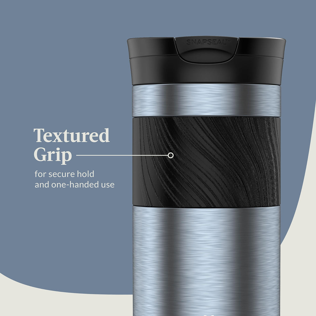 Contigo Byron 2.0 Stainless Steel Travel Mug with SNAPSEAL Lid and Grip, 16oz. - KF8J