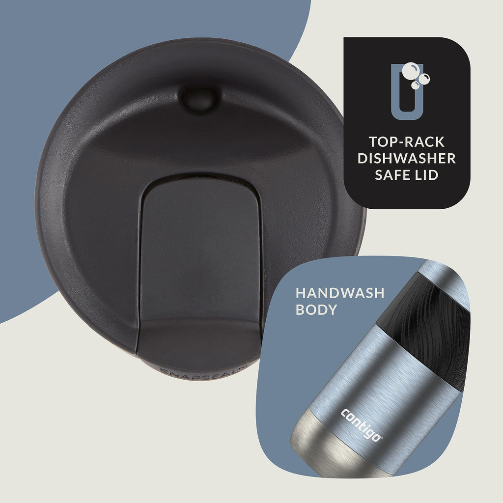Contigo Byron 2.0 Stainless Steel Travel Mug with SNAPSEAL Lid and Grip, 16oz. - KF8J