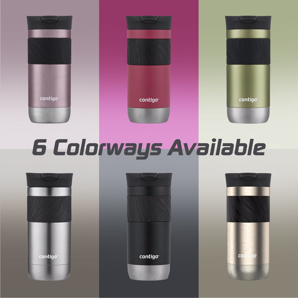 Contigo Byron 2.0 Stainless Steel Travel Mug with SNAPSEAL Lid and Grip, 16oz. - KF8J