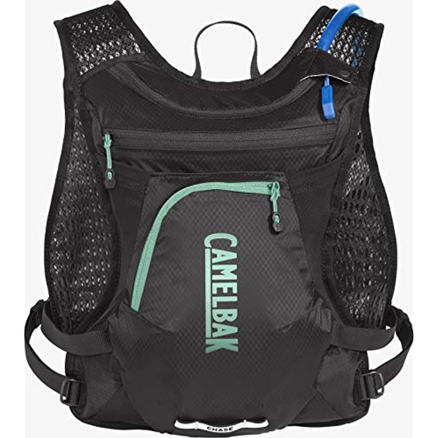 CamelBak Women's Chase Bike Vest 50oz - Hydration Vest - Easy Access Pockets, Black/Mint - KFFO