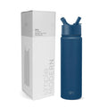 Simple Modern Water Bottle with Straw Lid Vacuum Insulated Stainless Steel Metal Thermos Bottles | Reusable Leak Proof BPA-Free Flask for School | Summit Collection | 22oz, Slumberland - ZIRU