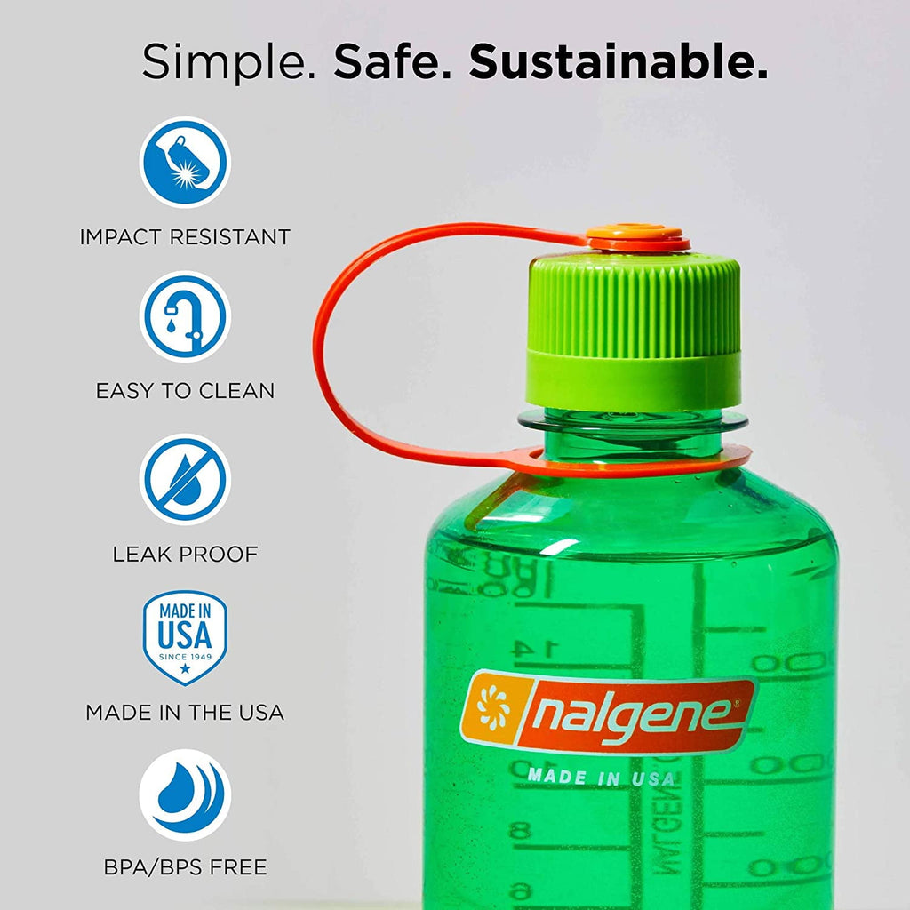 Nalgene Sustain 32 oz Narrow Mouth Plastic Water Bottle - G3BF