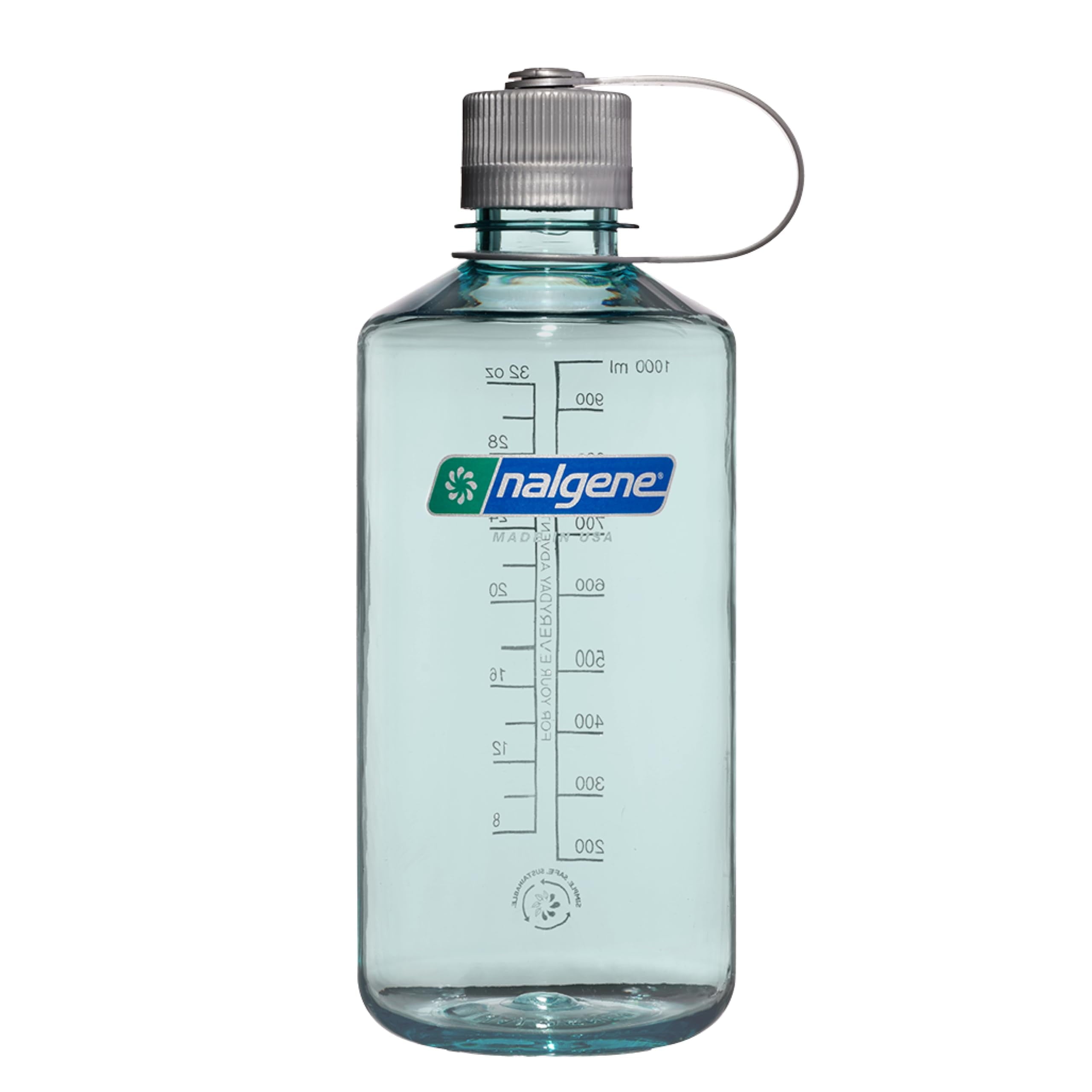 Nalgene Sustain 32 oz Narrow Mouth Plastic Water Bottle - G3BF