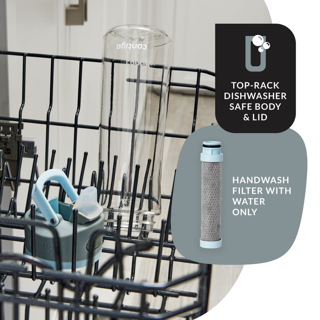 Contigo 24 oz. Wells Plastic Filter Water Bottle - Salt - JVO1