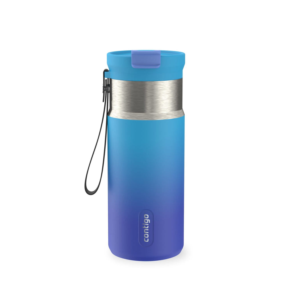 Contigo DualSip 16 oz Compact Leakproof Insulated Water Bottle with 2-Way Lid - XZVD