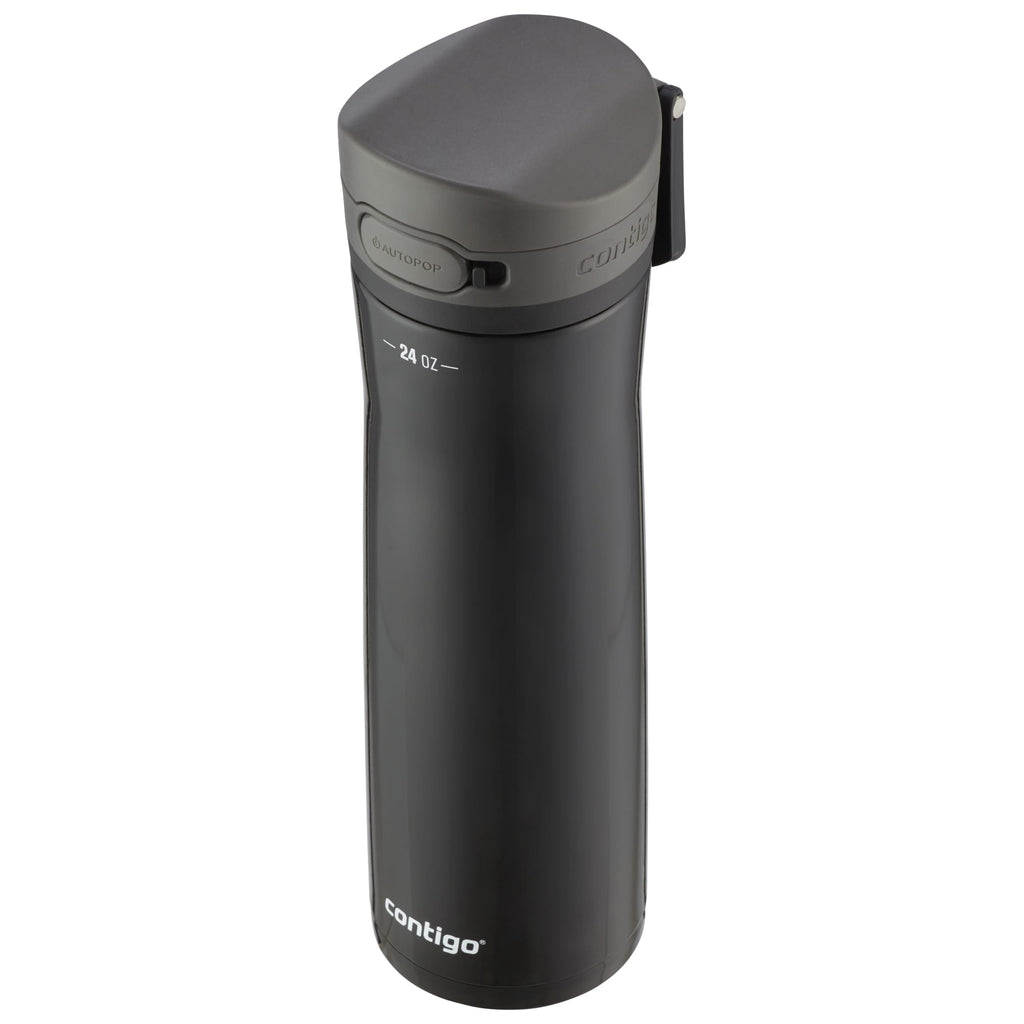 Contigo Jackson Chill  Bundle 2 Water Bottles Black 24oz and Pink  20oz with Autopop Lid - TAAM