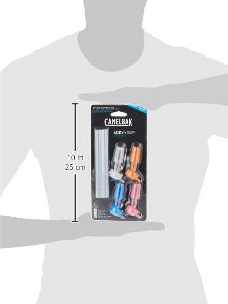 CamelBak eddy+ Kids 4-pack, Bite Valve &amp; Straws, Multi Color - QLBJ