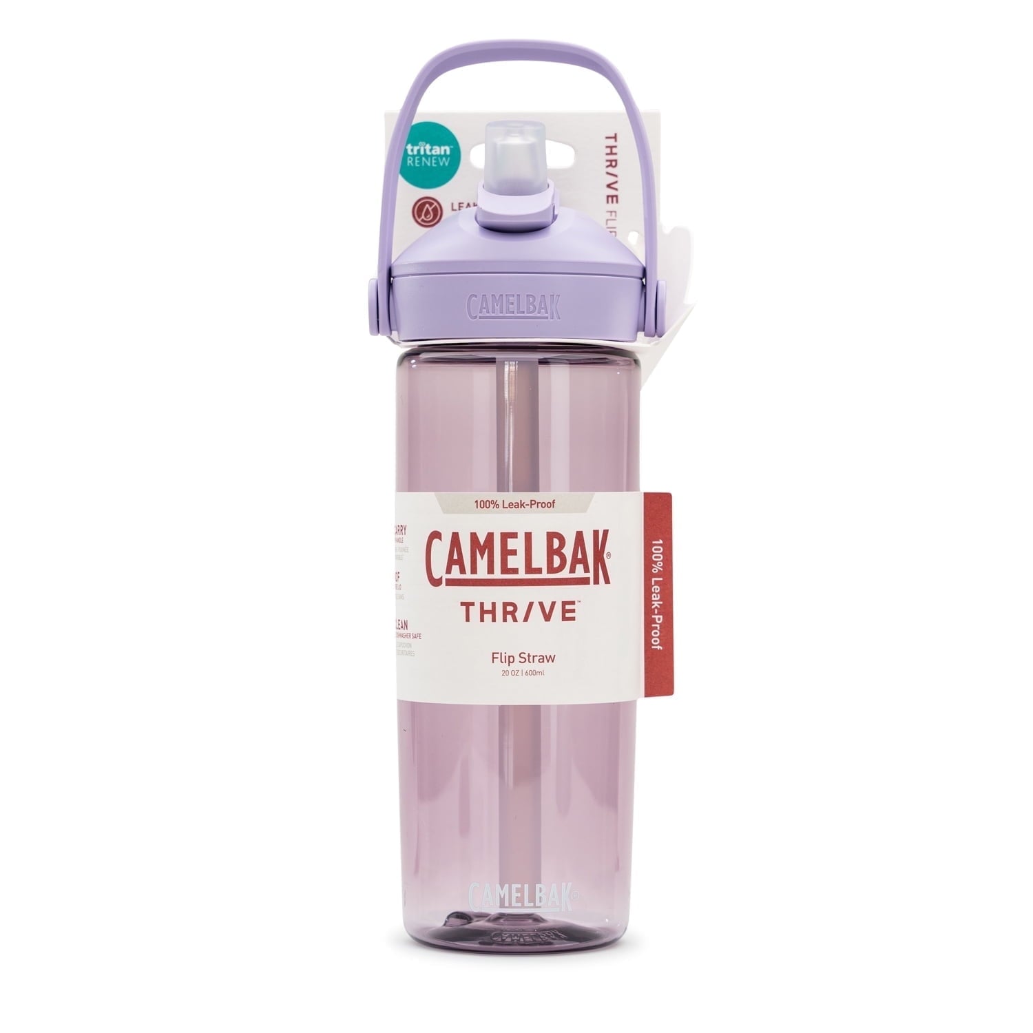 Camelbak Thrive Flip Straw 20oz Water Bottle, Charcoal - CXWY