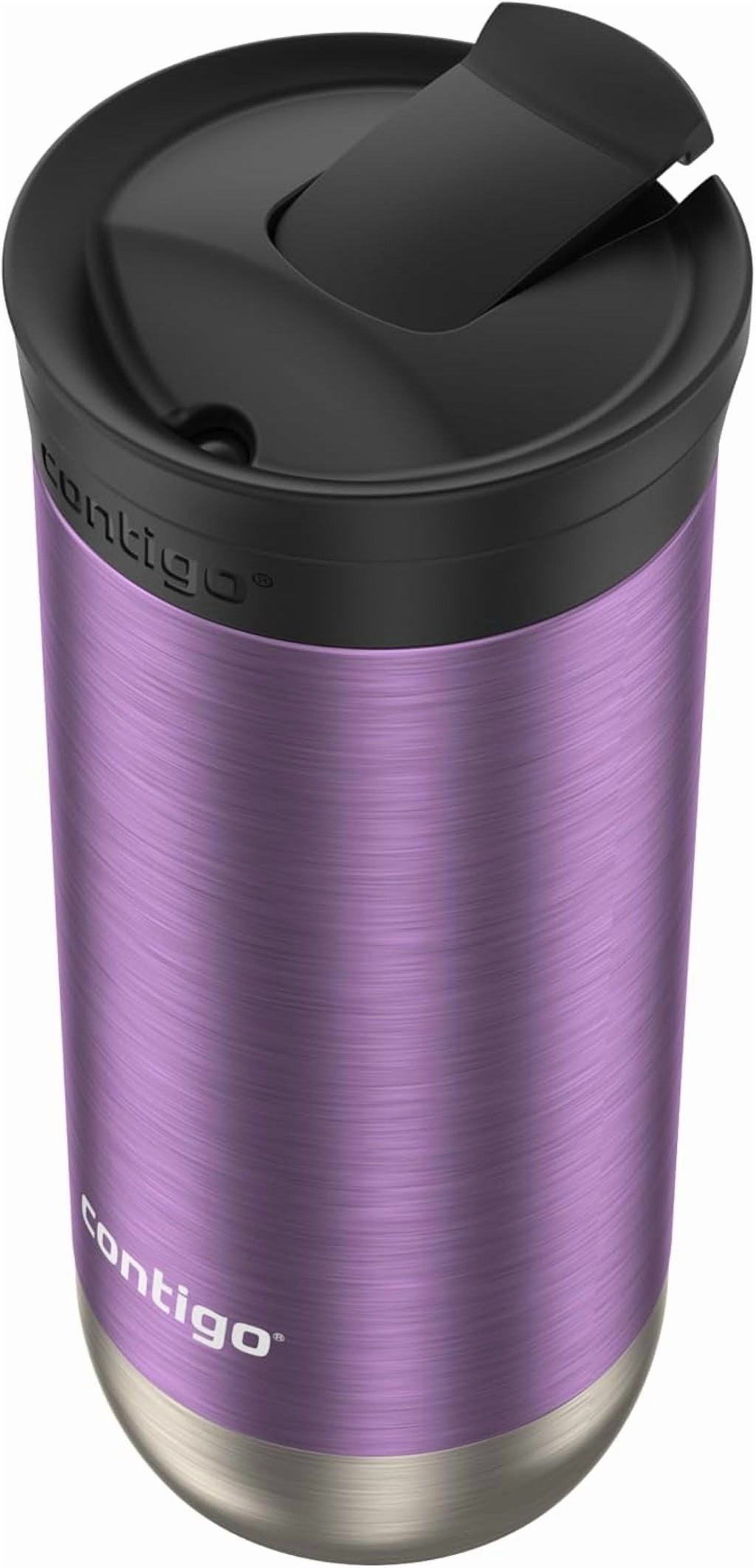 Contigo Huron SnapSeal Insulated Travel Tumbler, Purple Panzy Color 16 oz (473 mL) - B3JH