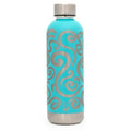 simple modern bolt curtis 17oz water bottle stainless steel Caribbean blue - CU84