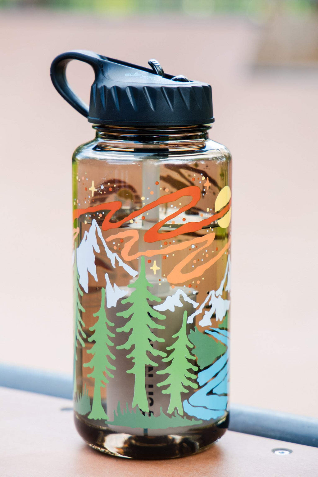 Epic Water Filters Nalgene OG Sustain Tritan USA Made Water Bottle and 75 Gallon Filter - Removes 99.99% of Water Impurities, 32oz, Atomic Child Special Edition - IHJ0