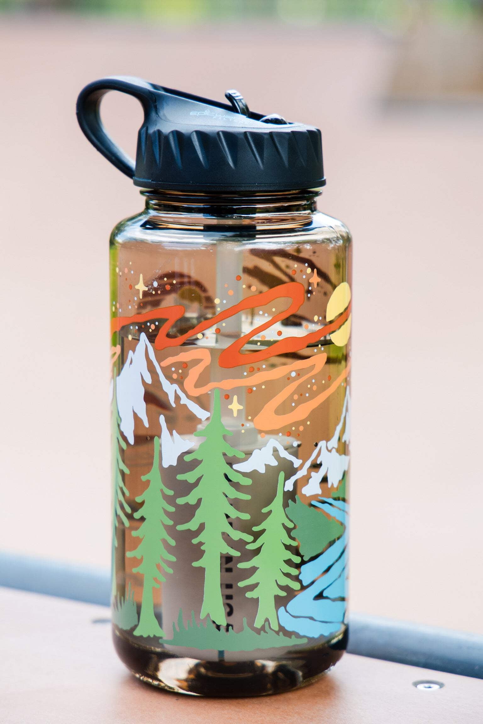 Epic Water Filters Nalgene OG Sustain Tritan USA Made Water Bottle and 75 Gallon Filter - Removes 99.99% of Water Impurities, 32oz, Atomic Child Special Edition - IHJ0