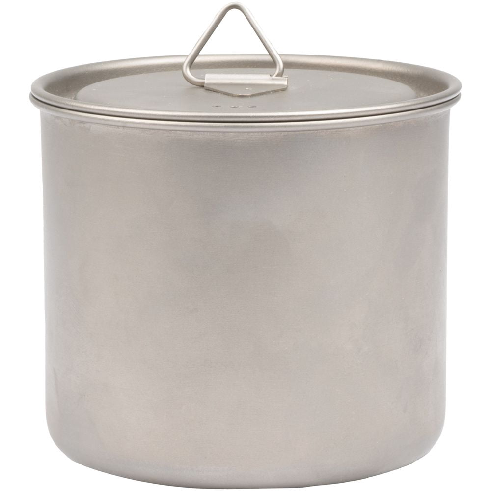 Olicamp Titanium Space Saver Mug with Lid, Nests Nalgene Bottle Inside, Lightweight and Compact, Perfect for Camping and Backpacking, 550mL - FB7N
