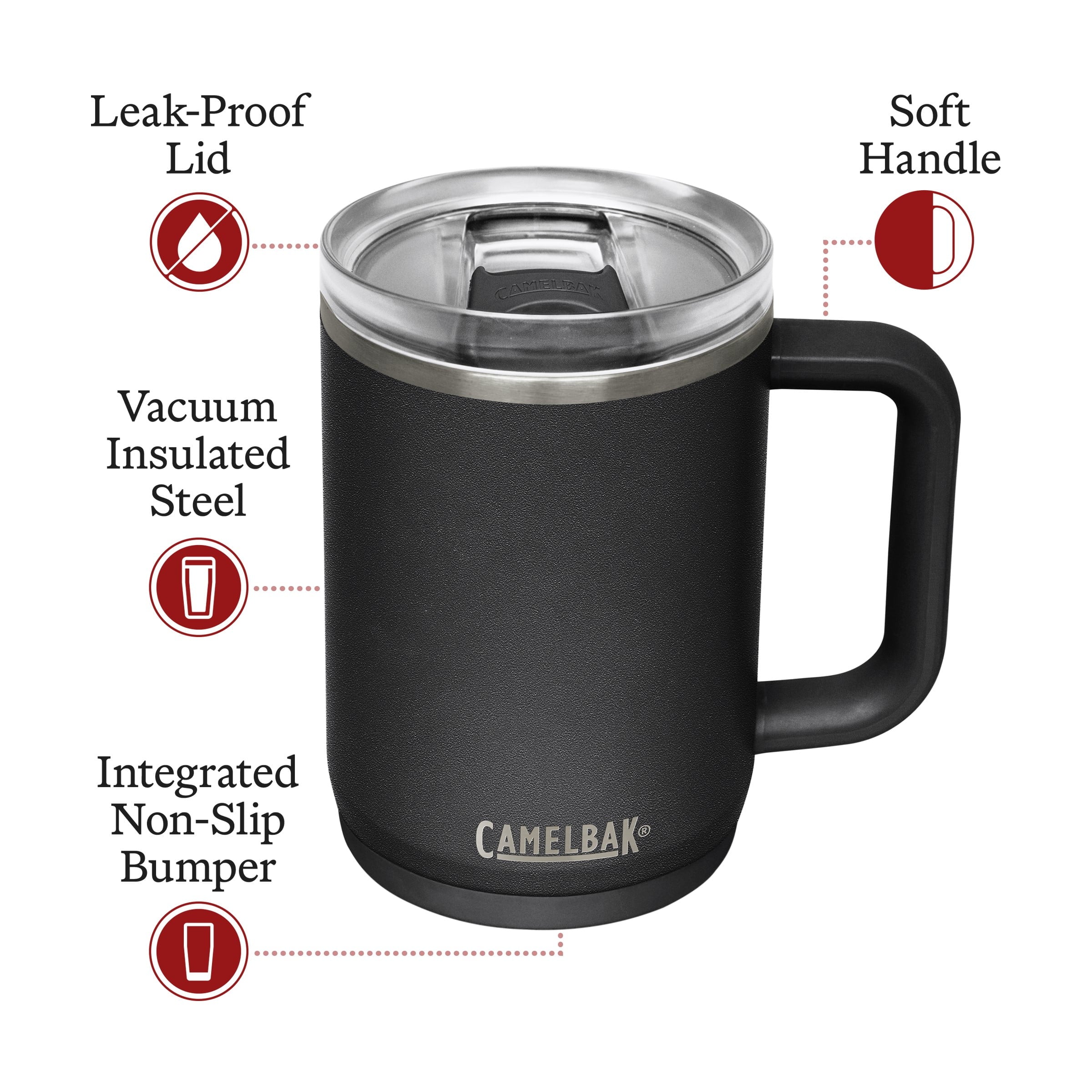 CamelBak Thrive™ Insulated Stainless Steel Mug 16oz, Black - MMRS