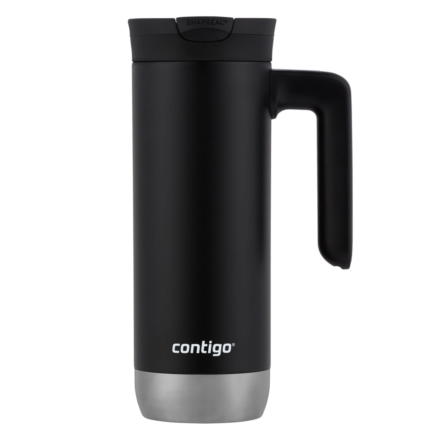 Contigo Huron 2.0 Stainless Steel Travel Mug with SNAPSEAL Lid and Handle in Black, 20 fl oz. - EI5J