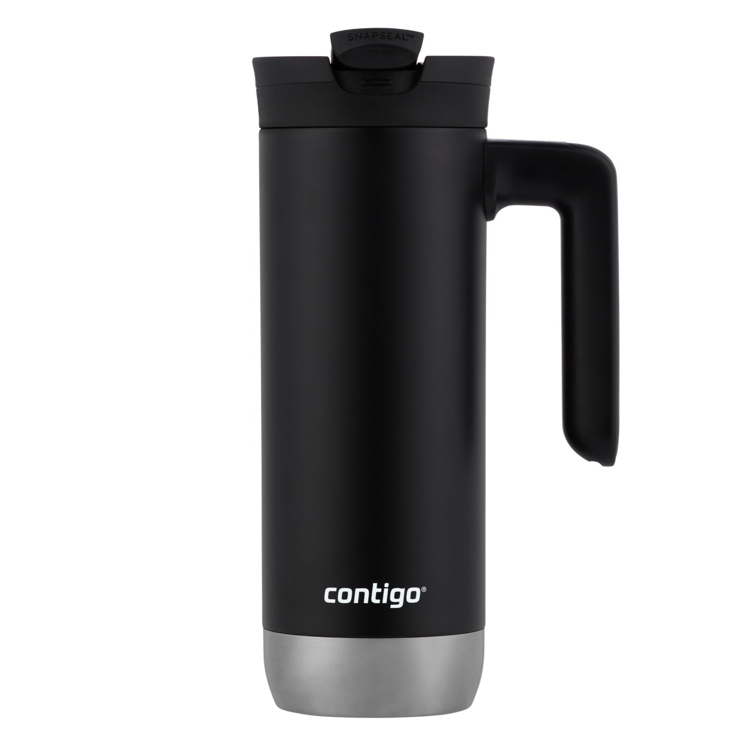 Contigo Huron 2.0 Stainless Steel Travel Mug with SNAPSEAL Lid and Handle in Black, 20 fl oz. - EI5J