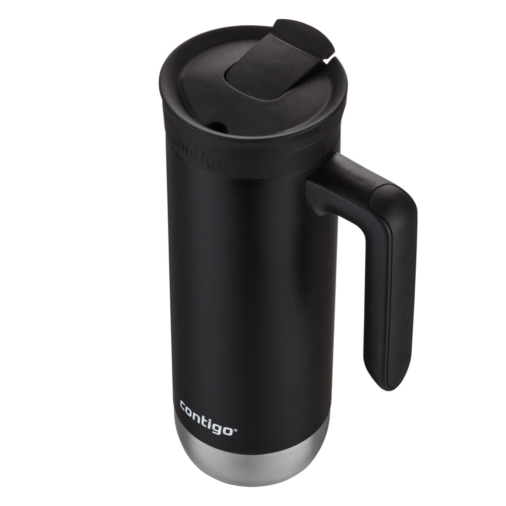 Contigo Huron 2.0 Stainless Steel Travel Mug with SNAPSEAL Lid and Handle in Black, 20 fl oz. - EI5J