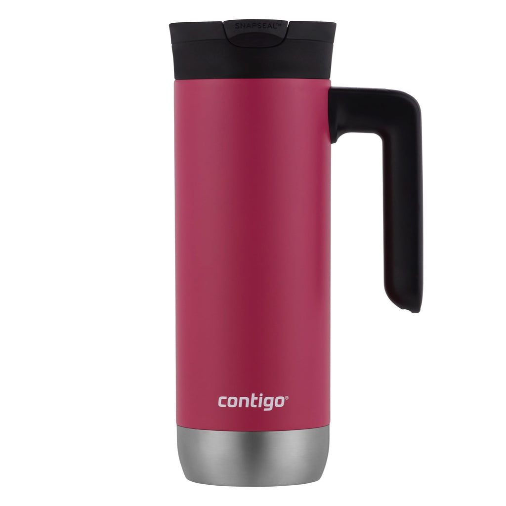 Contigo Huron 2.0 Stainless Steel Travel Mug with SNAPSEAL Lid and Handle in Black, 20 fl oz. - EI5J
