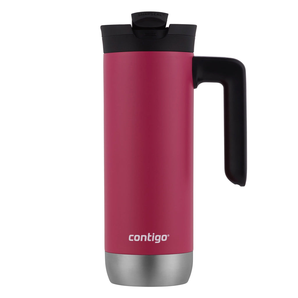 Contigo Huron 2.0 Stainless Steel Travel Mug with SNAPSEAL Lid and Handle in Black, 20 fl oz. - EI5J