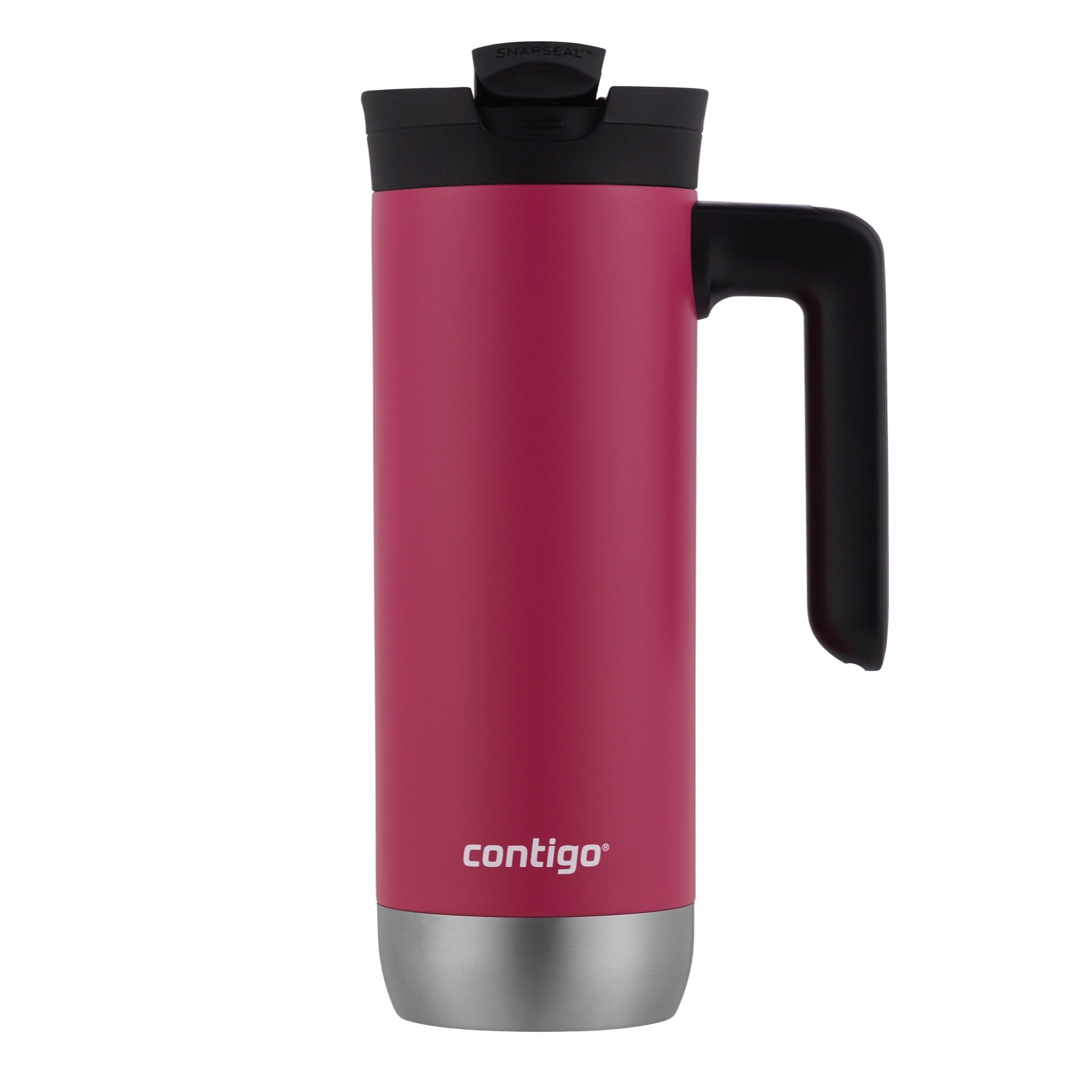 Contigo Huron 2.0 Stainless Steel Travel Mug with SNAPSEAL Lid and Handle in Black, 20 fl oz. - EI5J