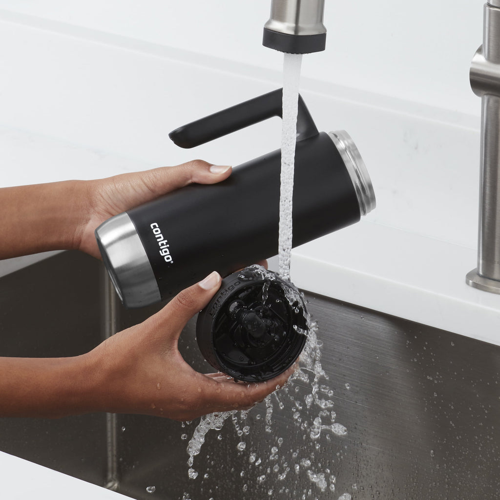 Contigo Huron 2.0 Stainless Steel Travel Mug with SNAPSEAL Lid and Handle in Black, 20 fl oz. - EI5J