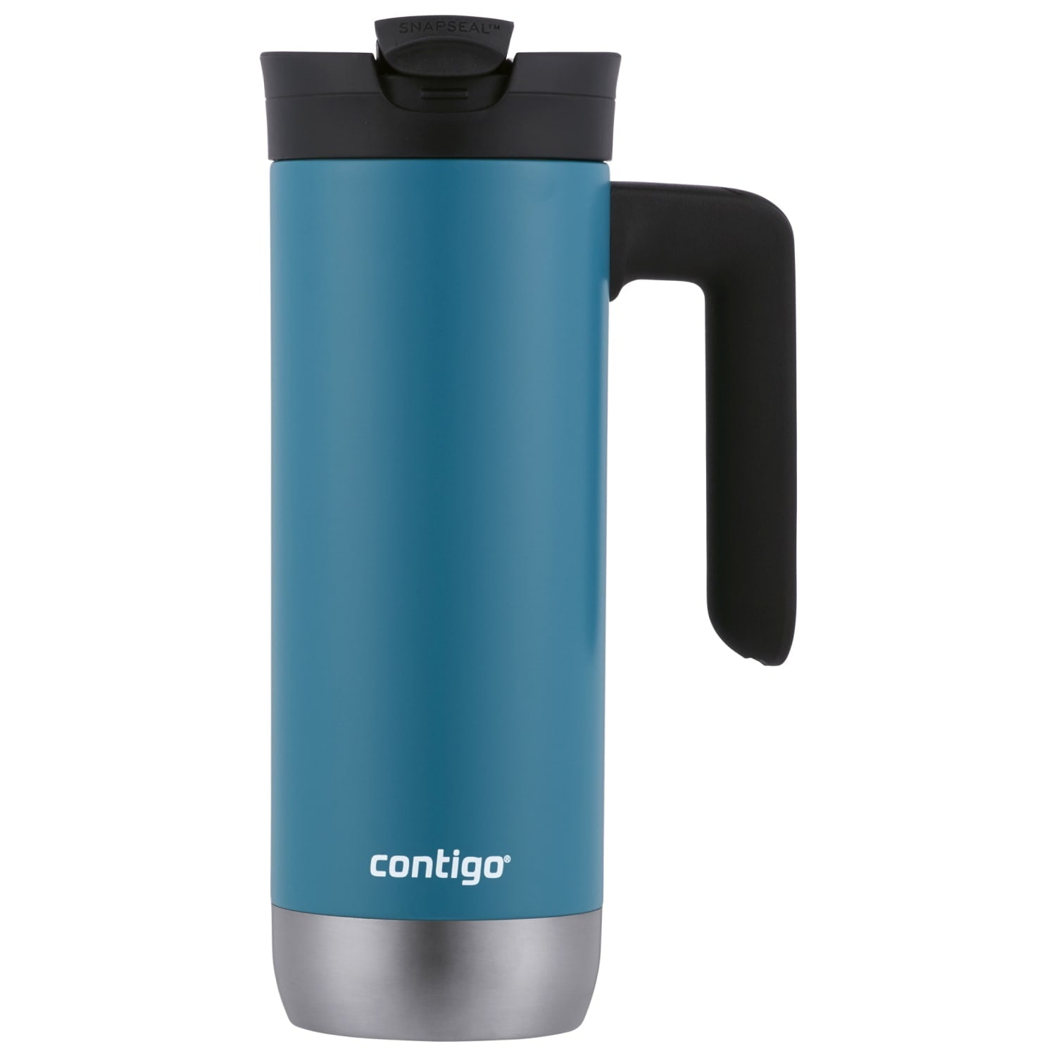 Contigo Huron 2.0 Stainless Steel Travel Mug with SNAPSEAL Lid and Handle in Black, 20 fl oz. - EI5J