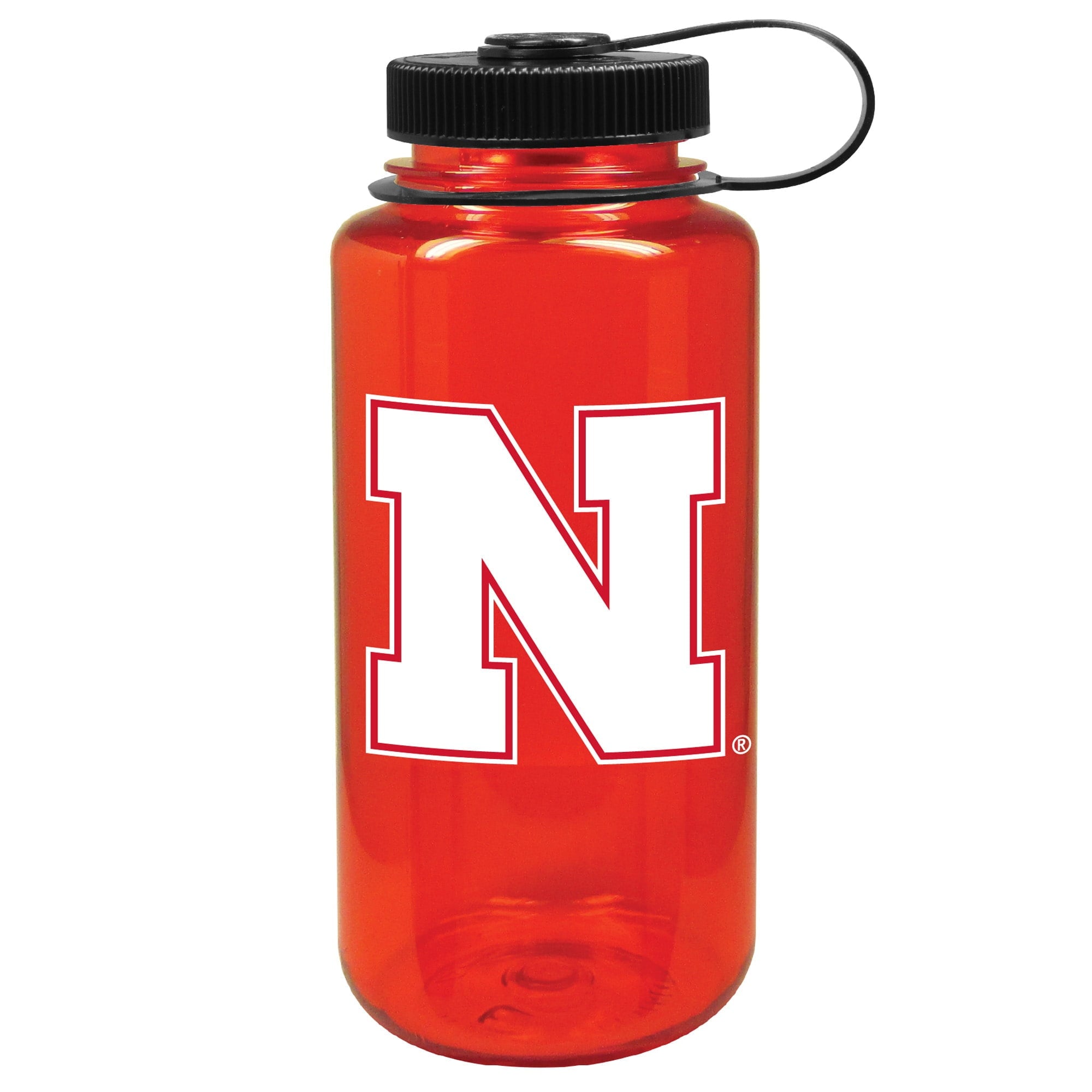 Scarlet Nebraska Huskers 32oz. Nalgene Sustainable Wide Mouth Water Bottle - YGXL