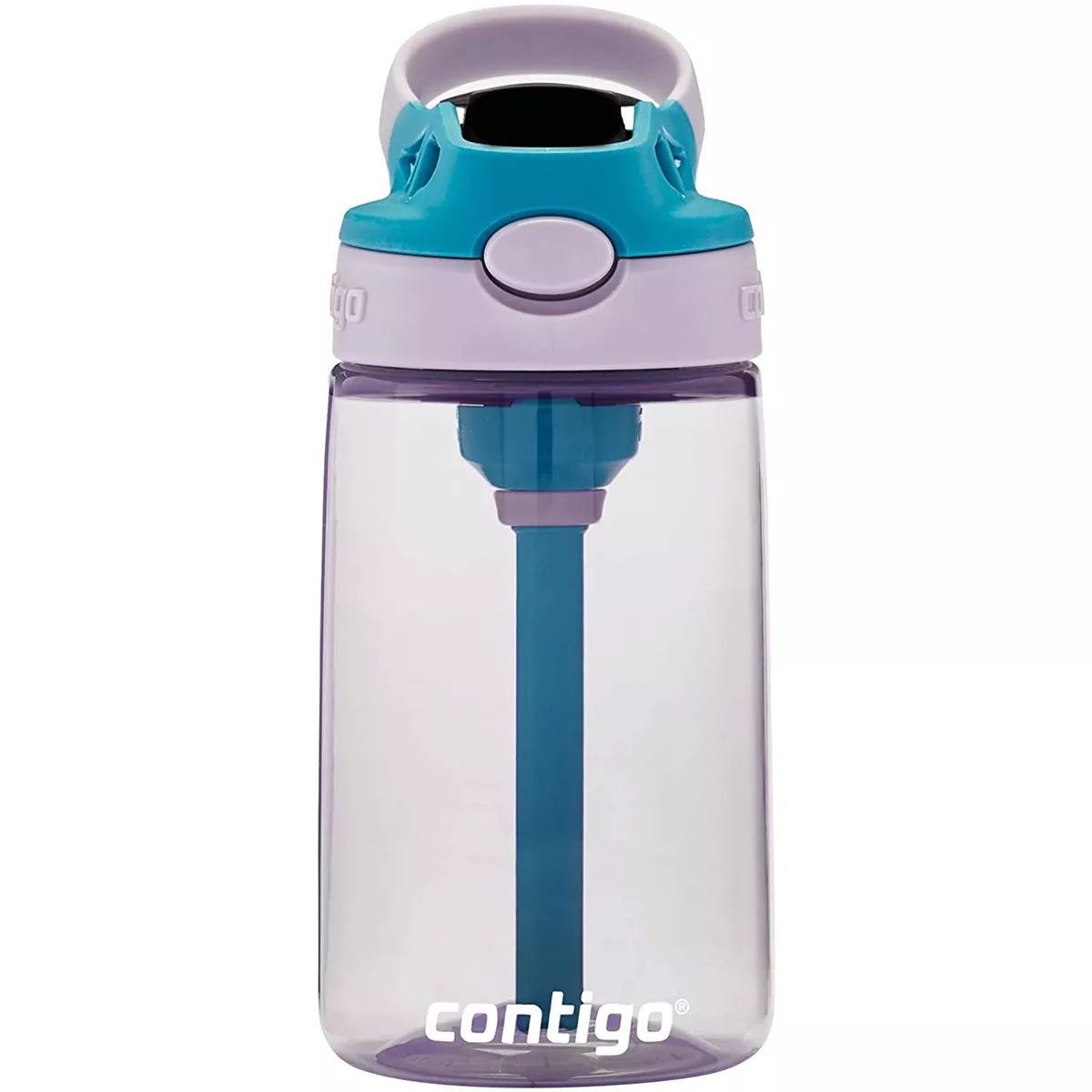 Contigo Kids Water Bottle with Redesigned AUTOSPOUT Straw, 14 oz, Grape Forest Haven - 13PG