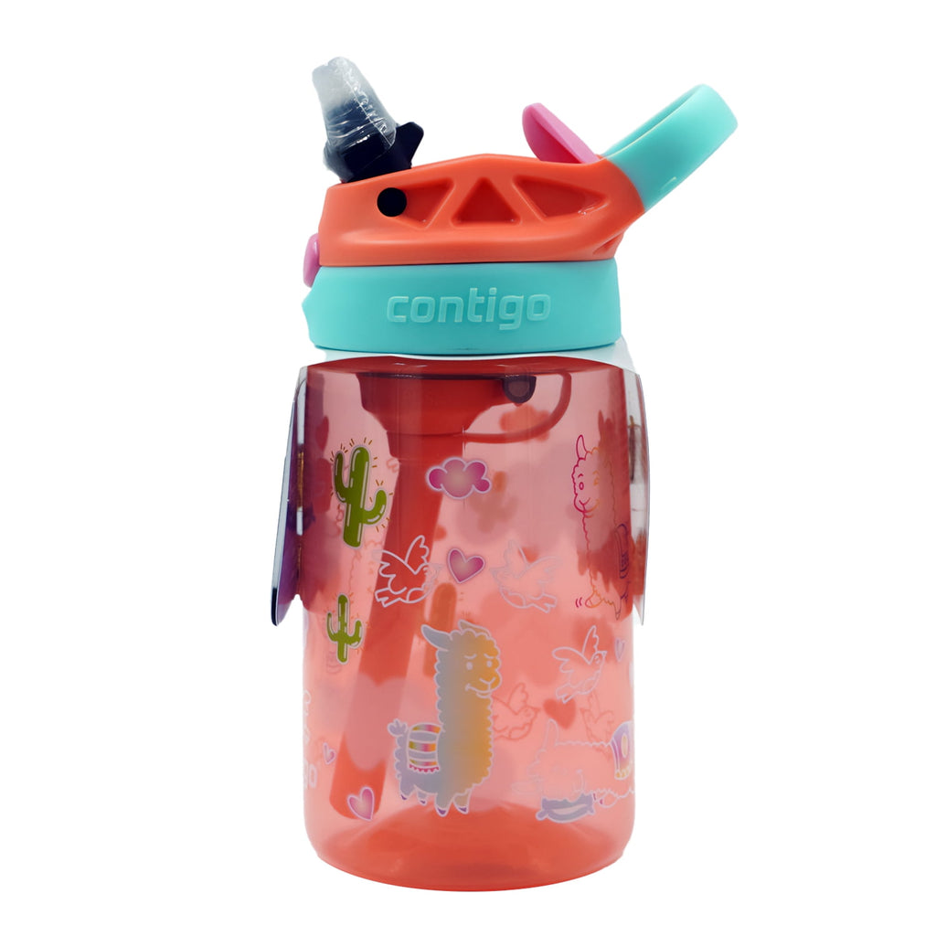 Contigo Kids Water Bottle with Redesigned AUTOSPOUT Straw, 14 oz, Grape Forest Haven - 13PG
