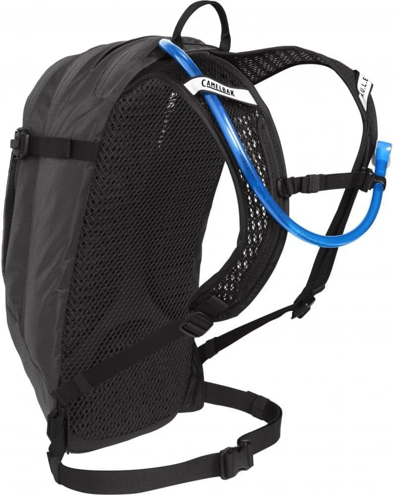 CamelBak Women's M.U.L.E. 12 Mountain Biking Hydration Pack - Easy Refilling Hydration Backpack - Magnetic Tube Trap 100oz, Charcoal/Black - 62XK