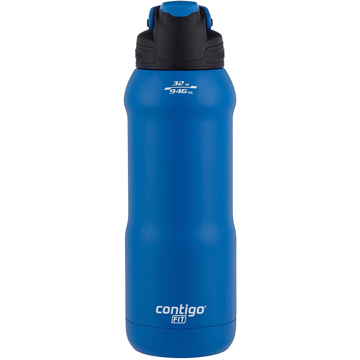 Contigo Fit Stainless Steel AUTOSPOUT Water Bottle with Straw, Blue Amp, 32 fl oz. - CHCL