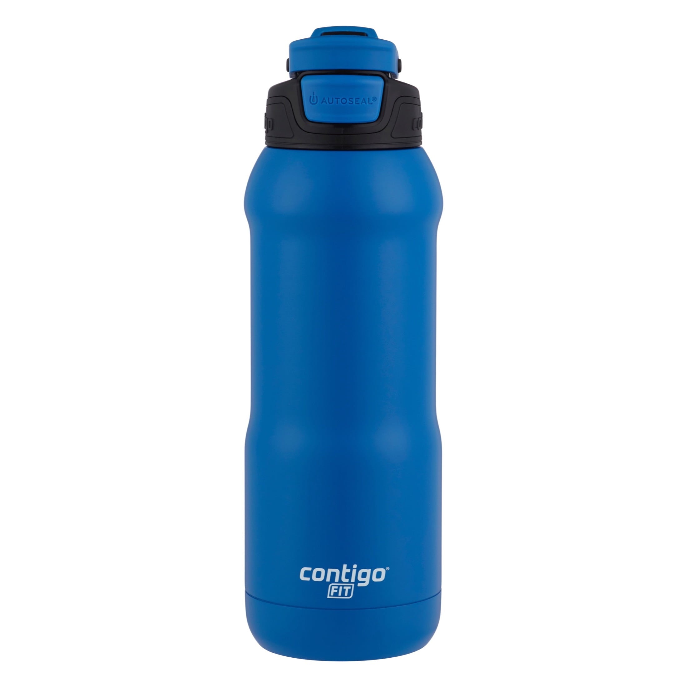 Contigo Fit Stainless Steel AUTOSPOUT Water Bottle with Straw, Blue Amp, 32 fl oz. - CHCL