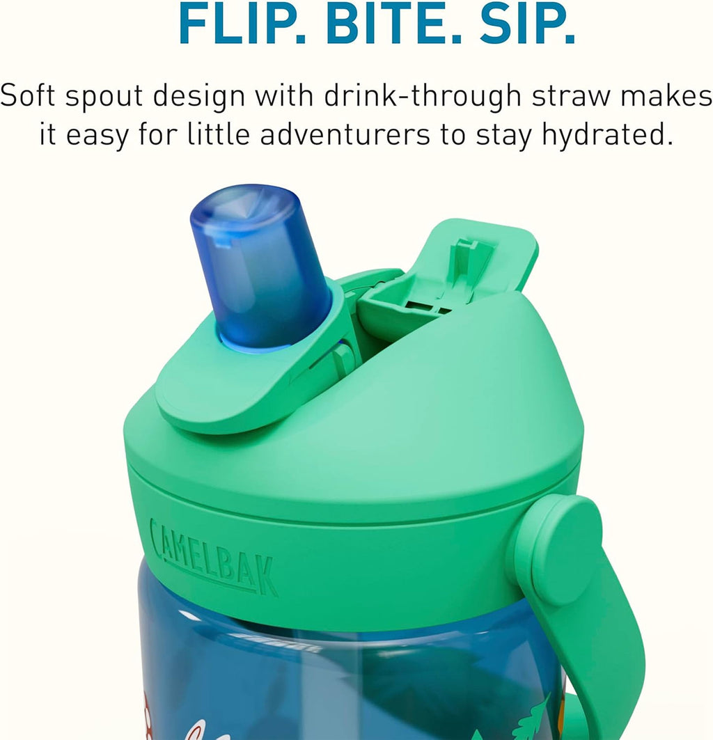 Camelbak Thrive™ Flip Straw Kids 14oz Bottle, Friendly Forest - 346C