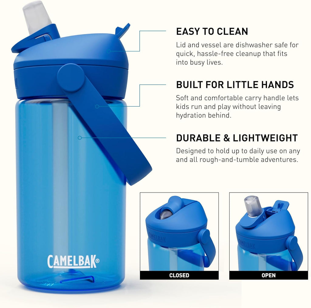 Camelbak Thrive™ Flip Straw Kids 14oz Bottle, Friendly Forest - 346C
