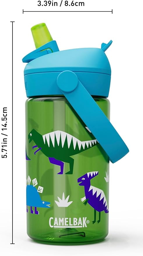 Camelbak Thrive™ Flip Straw Kids 14oz Bottle, Friendly Forest - 346C