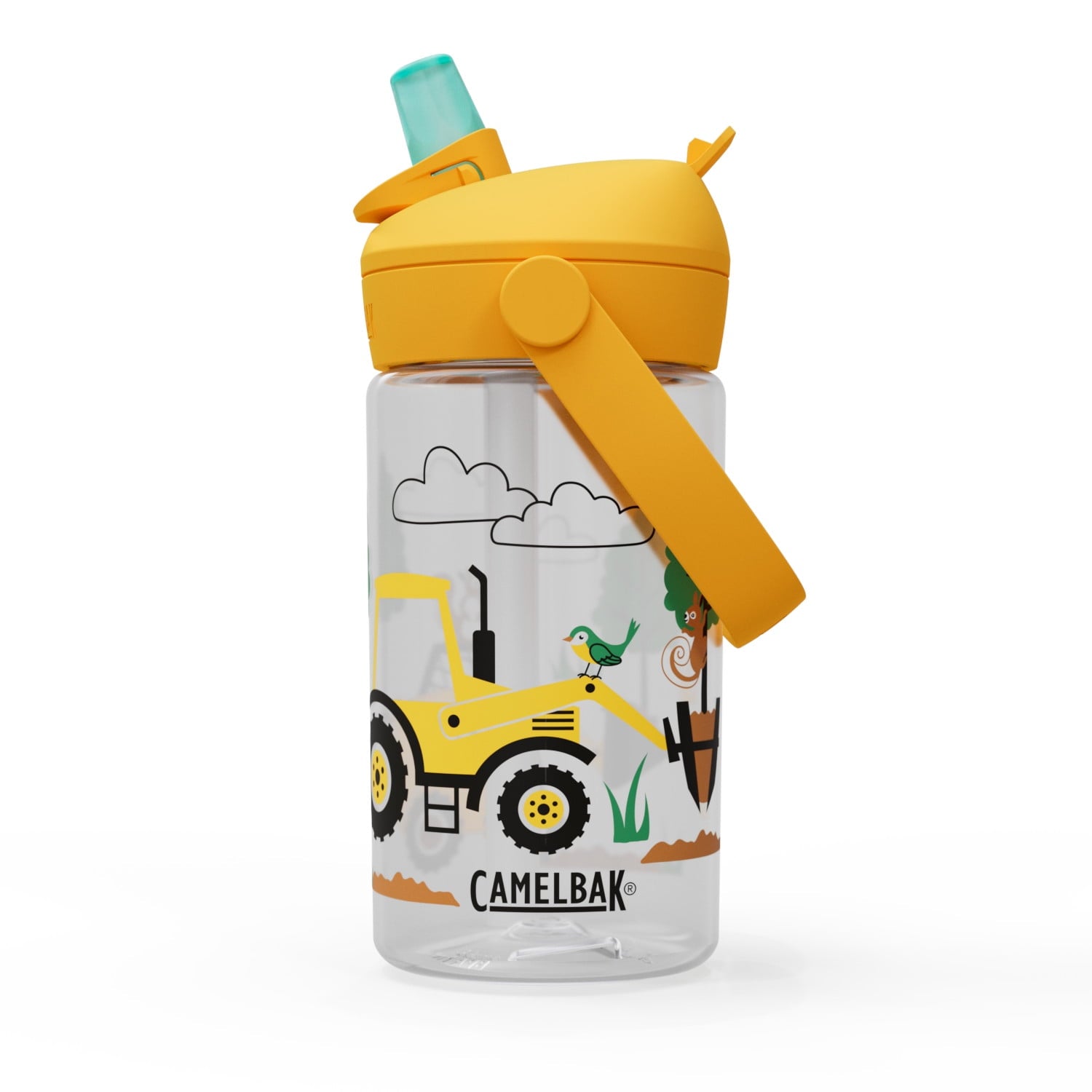 Camelbak Thrive™ Flip Straw Kids 14oz Bottle, Friendly Forest - 346C