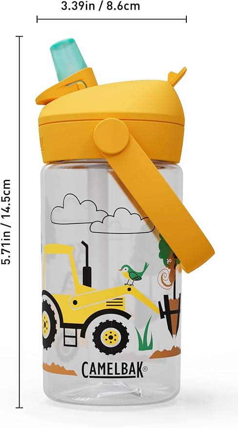 Camelbak Thrive™ Flip Straw Kids 14oz Bottle, Friendly Forest - 346C