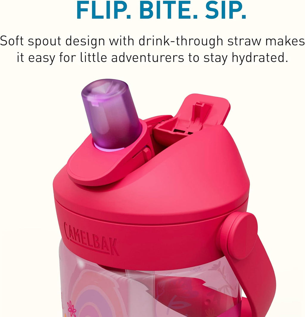 Camelbak Thrive™ Flip Straw Kids 14oz Bottle, Friendly Forest - 346C