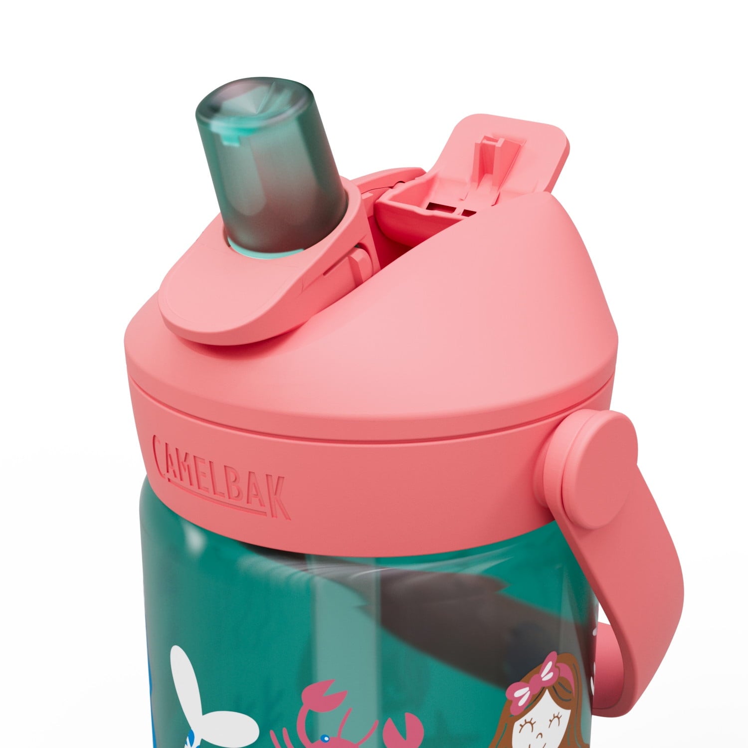 Camelbak Thrive™ Flip Straw Kids 14oz Bottle, Friendly Forest - 346C