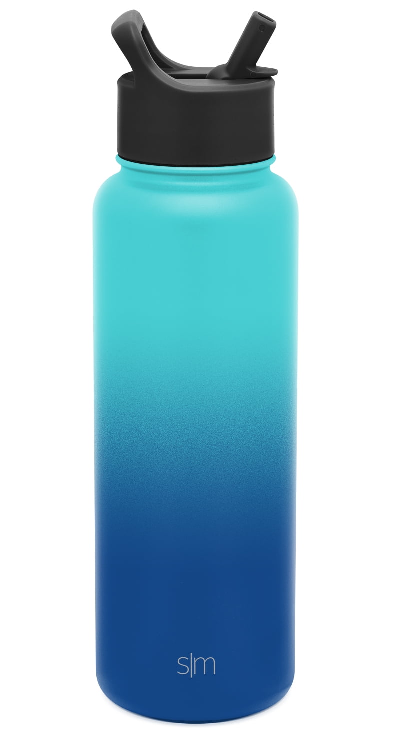 Simple Modern Summit Water Bottle Straw Lid Vacuum Insulated Stainless Steel Bottle | 18 fl oz - HVAC