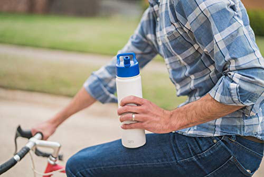 Simple Modern Summit Water Bottle Straw Lid Vacuum Insulated Stainless Steel Bottle | 18 fl oz - HVAC