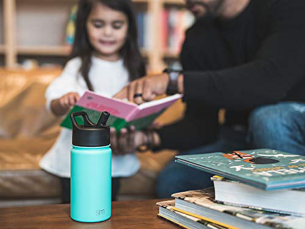 Simple Modern Summit Water Bottle Straw Lid Vacuum Insulated Stainless Steel Bottle | 18 fl oz - HVAC