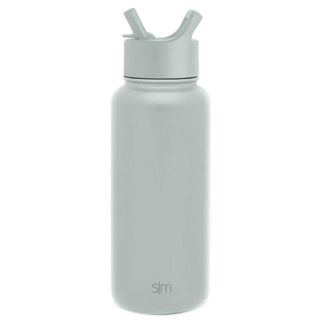 Simple Modern Summit 32oz Stainless Steel Water Bottle with Straw Lid Seaglass Sage - E4RZ