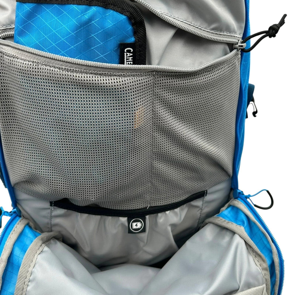 CAMELBAK M.U.L.E Pro 14L Bike Hydration Backpack 100 oz, Ibiza Blue/Orange - HTAD