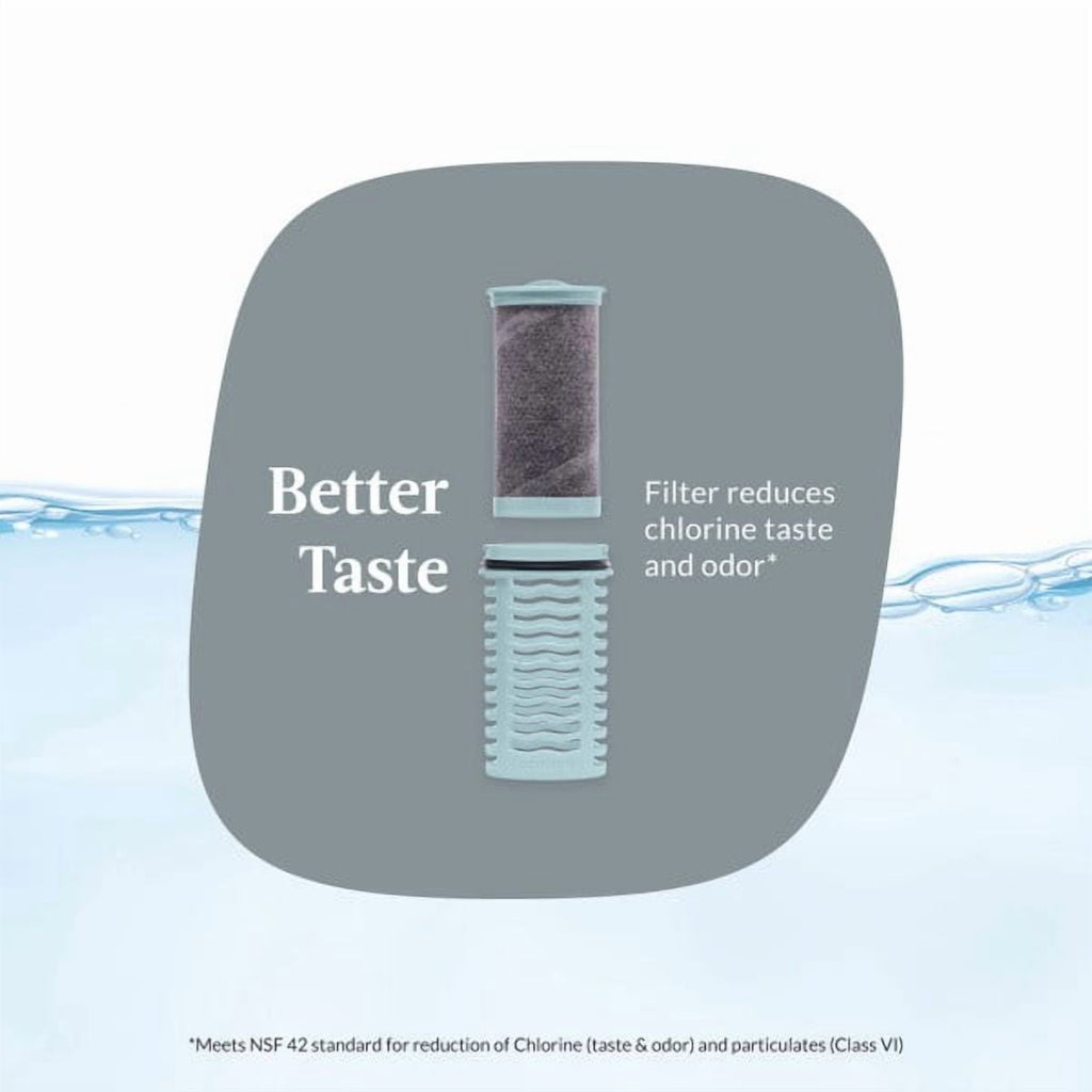 Contigo Clybourn Chill Stainless Steel FreeFlow Filter Water Bottle with AUTOSEAL, 24oz Salt - ZJMS