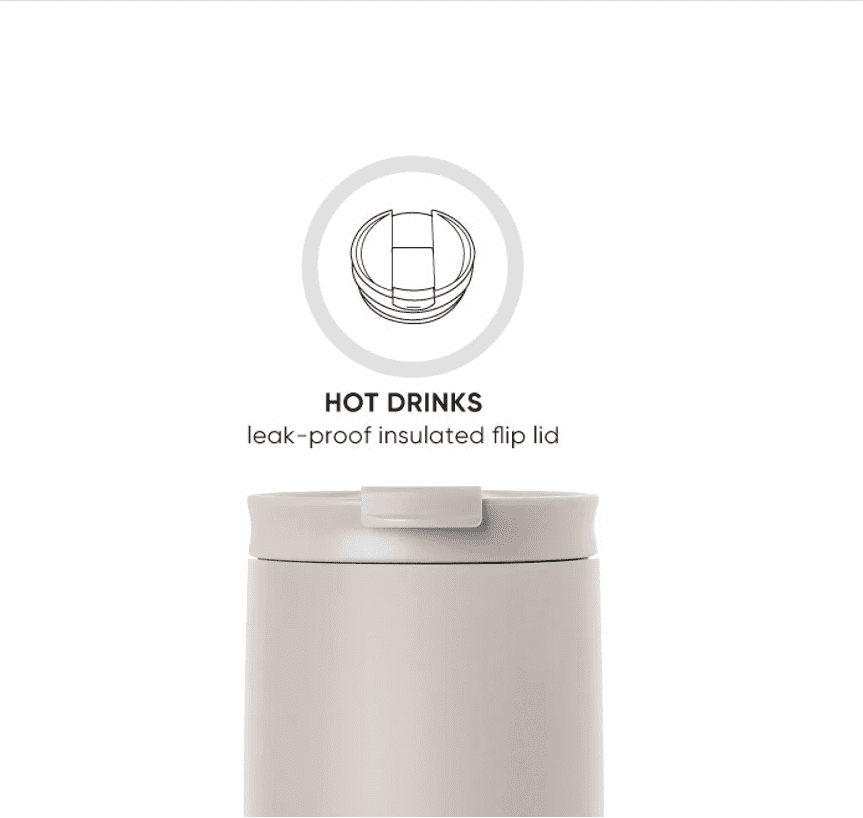 Simple Modern 16 fl oz Insulated Stainless Steel Voyager Coffee Tumbler with Insulated Flip Lid - YNI1