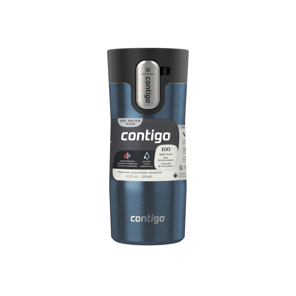 Contigo 12 oz. West Loop 3.0 Insulated Stainless Steel Travel Mug - Blueberry - GF7H